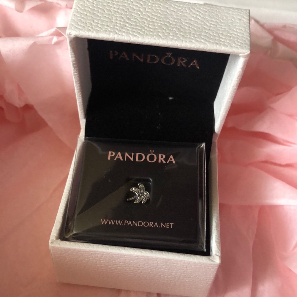 Palm tree pandora floating locket charm